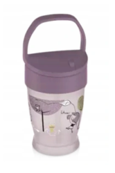 Lovi hrneček se slámkou Lovely Girl - Junior, 12m+,  růžový/bordo, 250ml