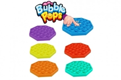 Bubble pops - Praskající bubliny silikon antistresová spol. hra červená 