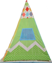 Moni Dětská hrací podložka Baby Teepee, červená, BMC22