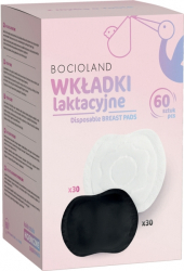 Jednorázové vložky do podprsenky Black 30x, White 30x - 60 ks v balení