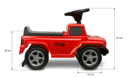 Dětské odrážedlo Jeep Rubicon - bílé