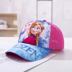 Dětská kšiltovka Frozen Elsa a Anna s potiskem M Dětská kšiltovka Frozen Elsa a Anna s potiskem M