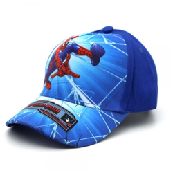 Dětská kšiltovka Spiderman v akci s potiskem M Dětská kšiltovka Spiderman v akci s potiskem M