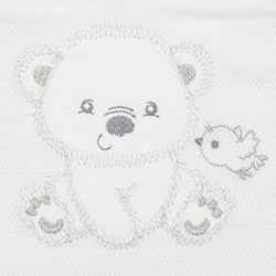 Kojenecká soupravička do porodnice New Baby Sweet Bear bílá