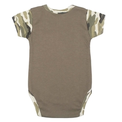 Kojenecké body s krátkým rukávem New Baby Army girl