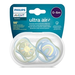 Šidítko Avent Ultra air 2ks 0- 6 m kluk