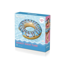 Dětský velký nafukovací kruh Bestway DONUT 107cm modrý