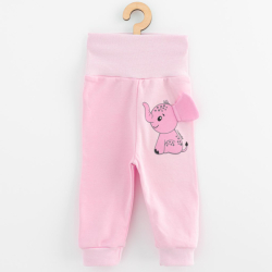 Kojenecká souprava tričko a tepláčky New Baby Happy Elephant pink