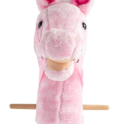 Hobby Horse se zvukem a kolečky Rosie Baby Mix pink