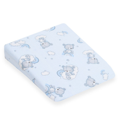 Potah na kojenecký polštář-klin New Baby BASIC 30x37cm blue