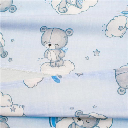 Potah na kojenecký polštář-klin New Baby BASIC 30x37cm blue