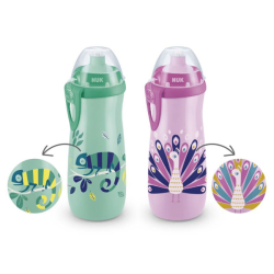 Dětská láhev NUK Sports Cup Disney Peacock 450 ml