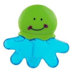 Kousátko plastové chladící - CHOBOTNICE zeleno-modré - BabyMix