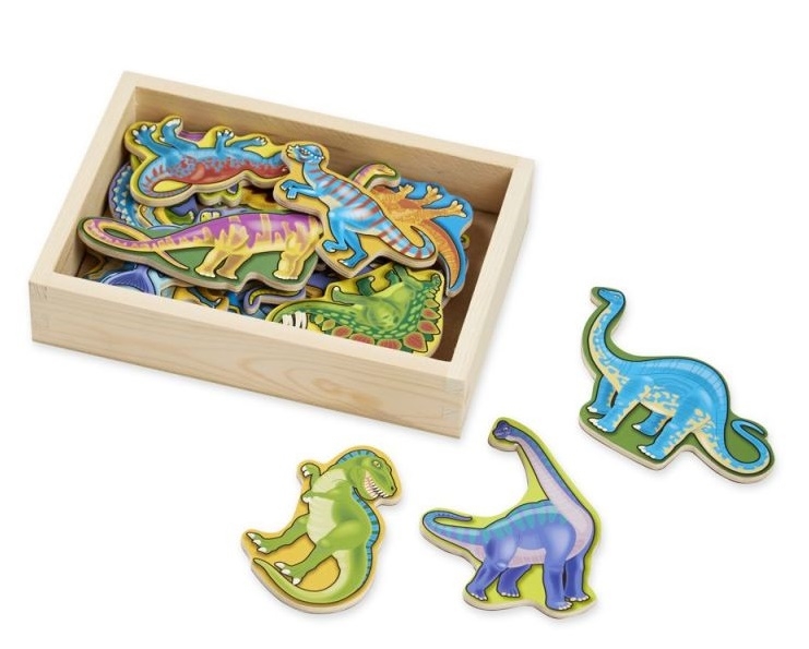 Melissa&Doug Dřevěné magnetky - Dinosauři