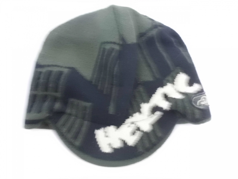 Čepice dětská zimní pletená - HECTIC tmavě zelená - vel. 54-56cm