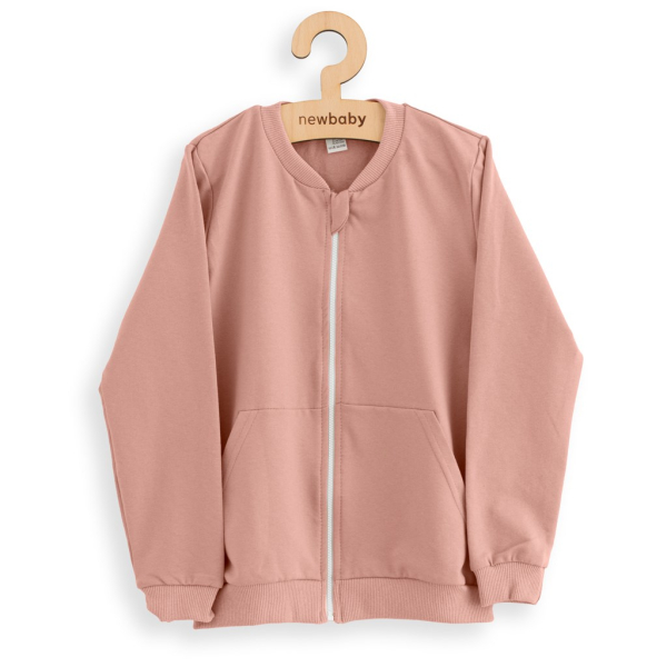 Dětská tepláková mikina New Baby Kindergarten pink Velikost 128/