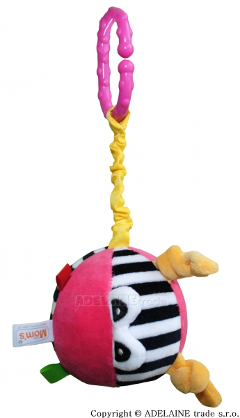 Hencz Toys Plyšová závěsná hračka - Balónek s očičkami - mix bar